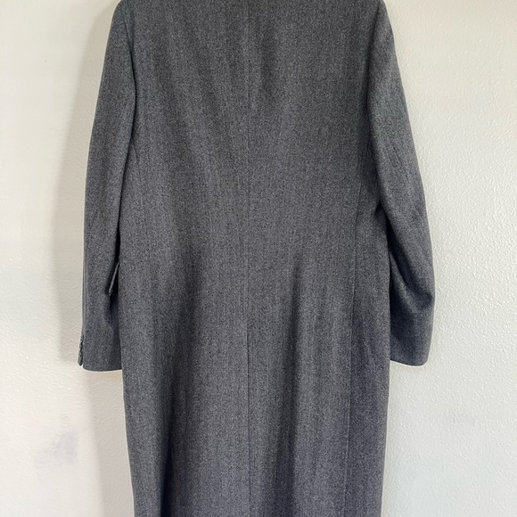 Bullock & Jones Wool Coat Suede Collar Made in Britain - Picture 5 of 11